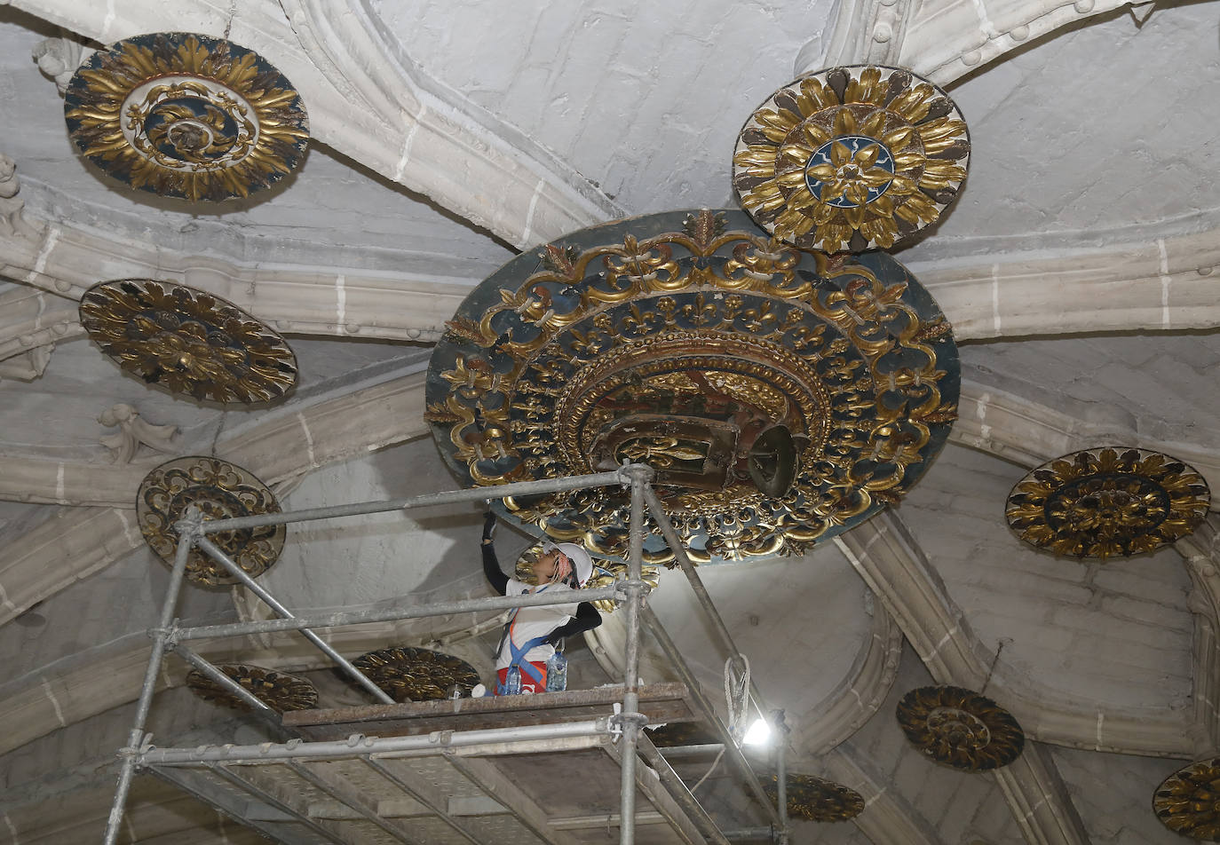 Fotos: Así es la catedral de Palencia vista desde sus obras