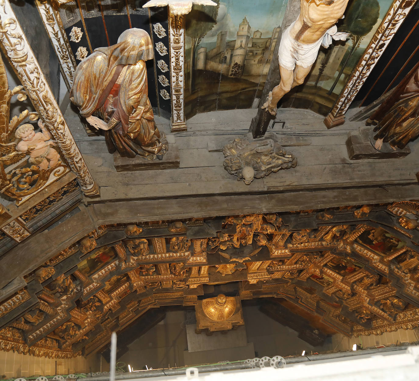 Fotos: Así es la catedral de Palencia vista desde sus obras