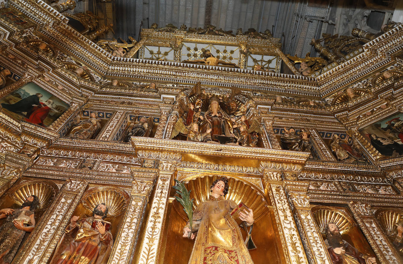 Fotos: Así es la catedral de Palencia vista desde sus obras