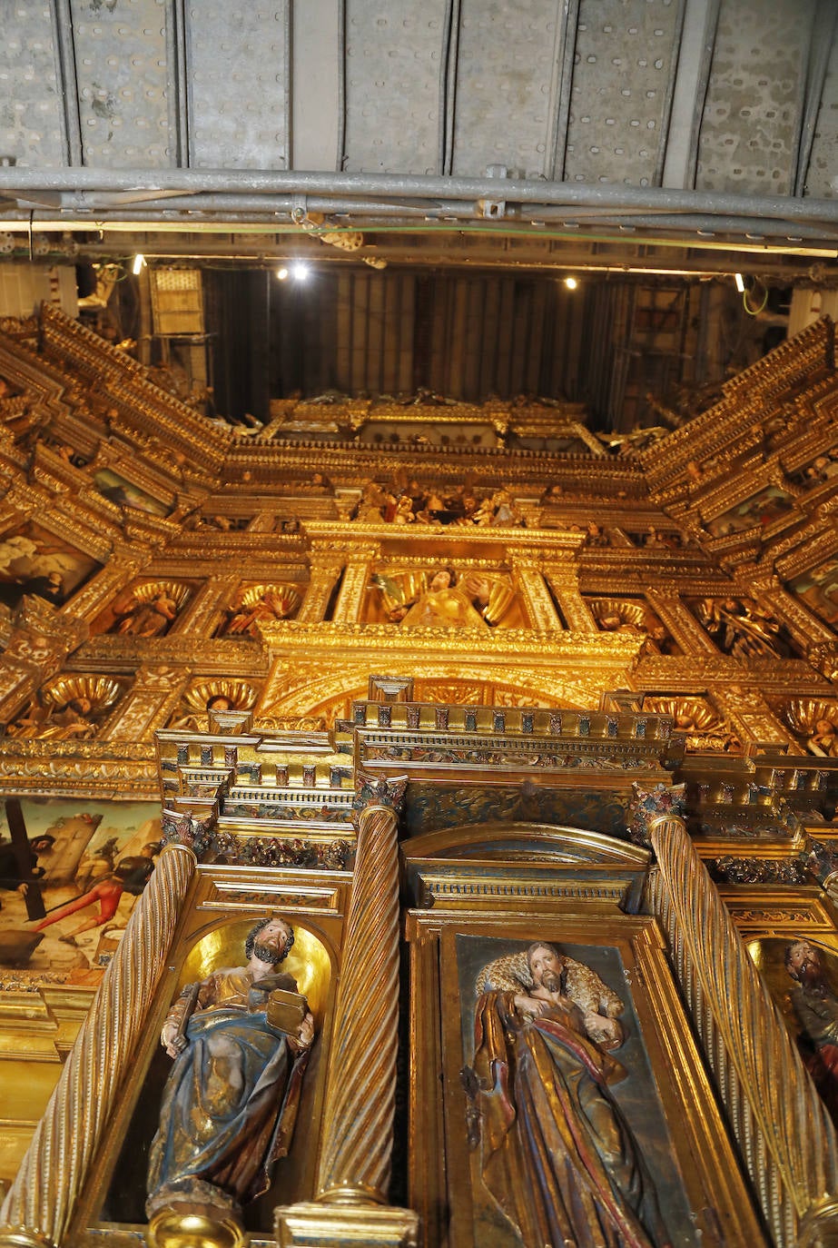 Fotos: Así es la catedral de Palencia vista desde sus obras