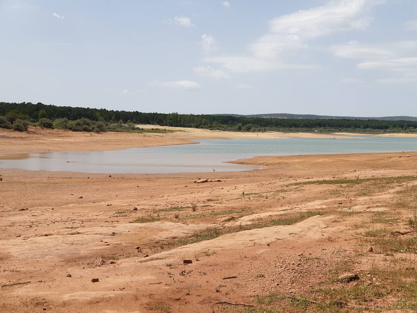 Fotos: La sequía produce estragos en el embalse de Aguilar de Campoo