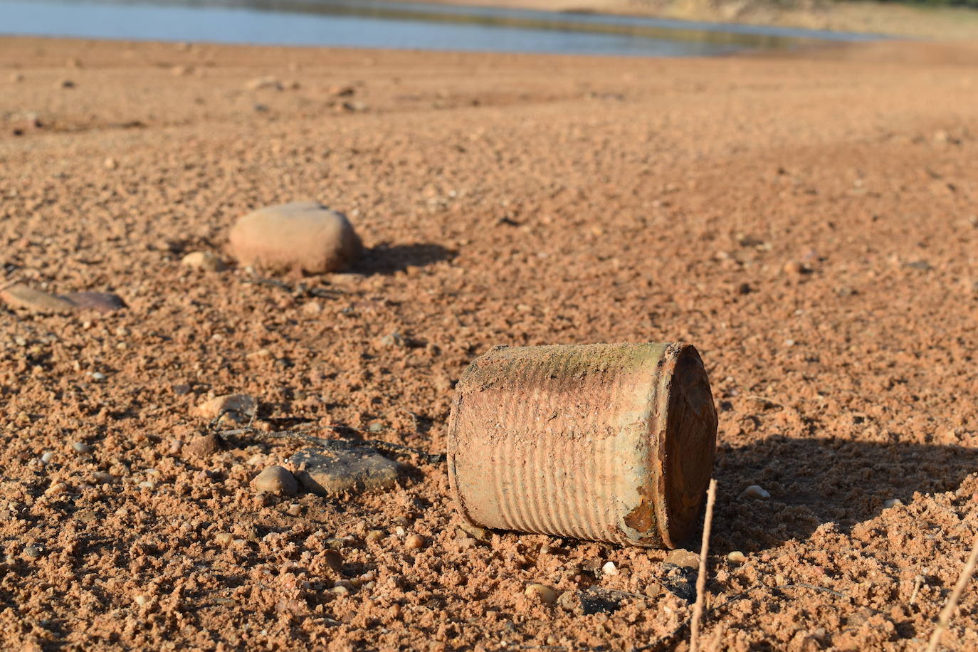 Fotos: La sequía produce estragos en el embalse de Aguilar de Campoo