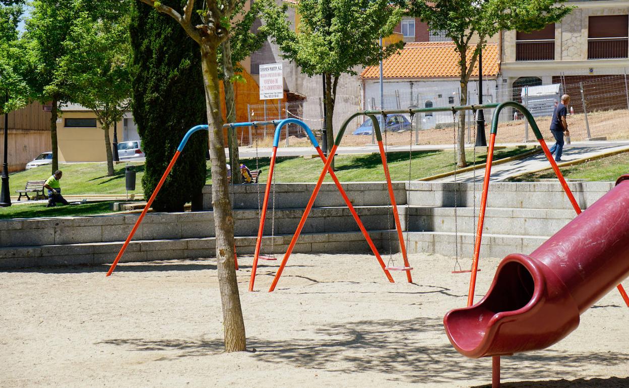 Parque infantil de la avenida de Salamanca.