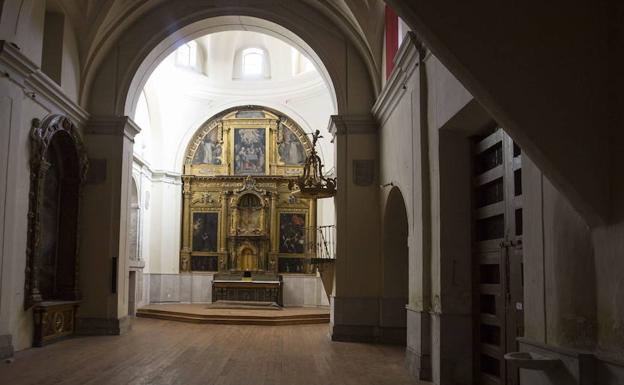 Retablo mayor de la iglesia del convento de Santa Catalina, fechado en 1610. 