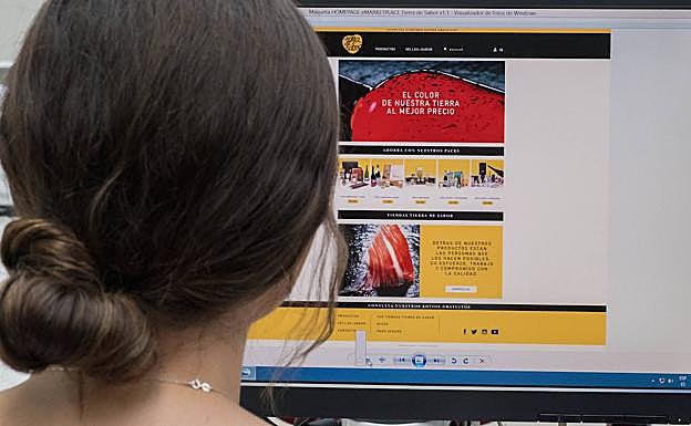 La futura web permitirá comprar los productos amparados por tierra de sabor. 