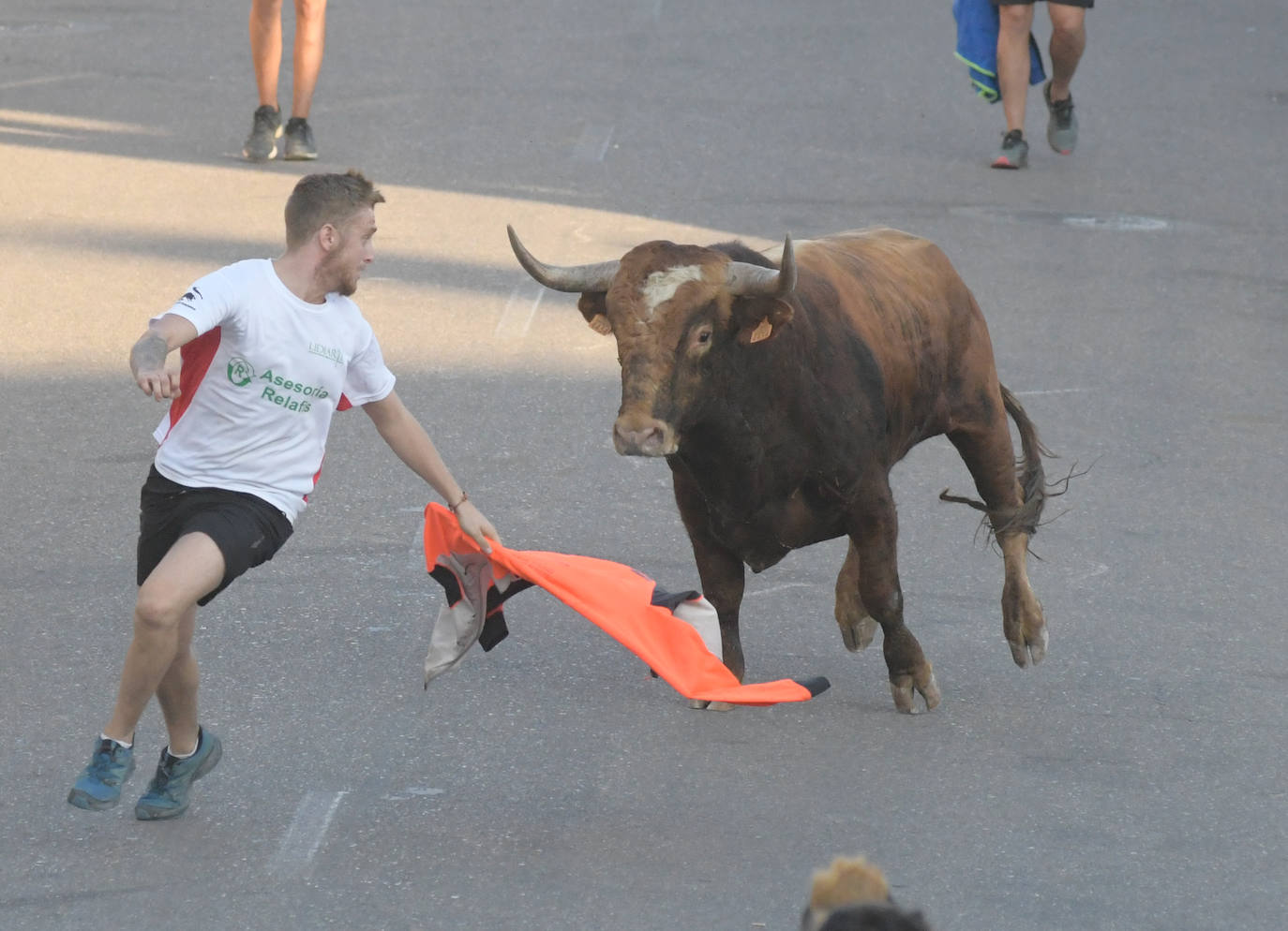 Un vecino de La Seca -F. S. de 45 años- ha resultado herido grave tras ser corneado en el encierro celebrado este sábado
