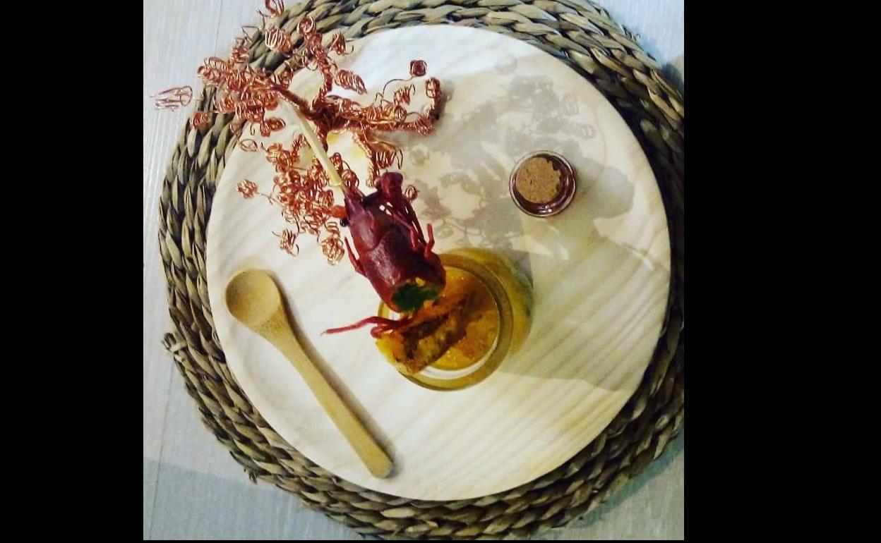 Soñó una pintura y cocinó su sueño