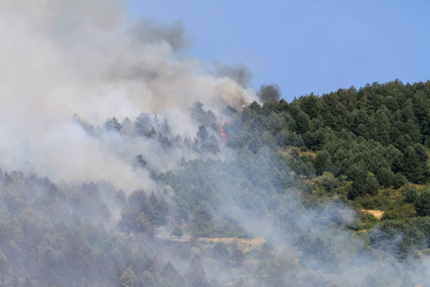 Fotos: LAS LLAMAS DEVORAN GUADARRAMA