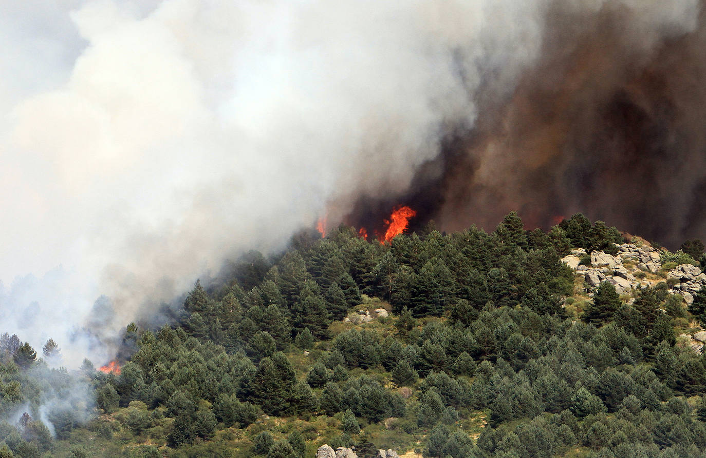 Fotos: LAS LLAMAS DEVORAN GUADARRAMA