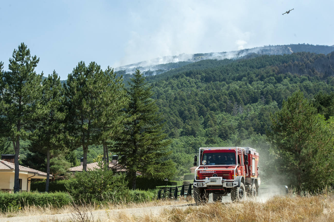 Fotos: Incendio en el Parque de Guadarrama, segundo día