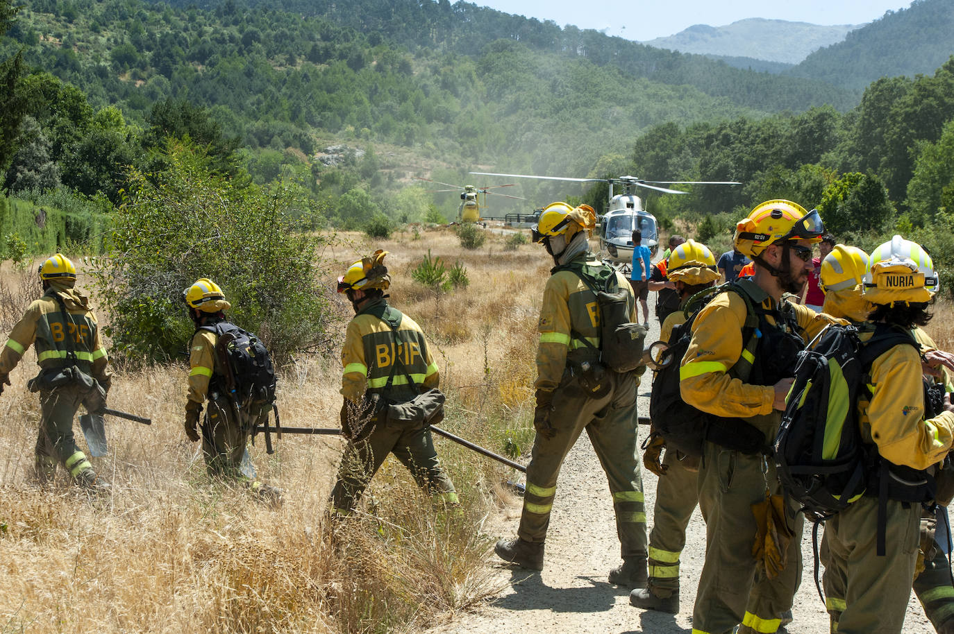 Fotos: Incendio en el Parque de Guadarrama, segundo día