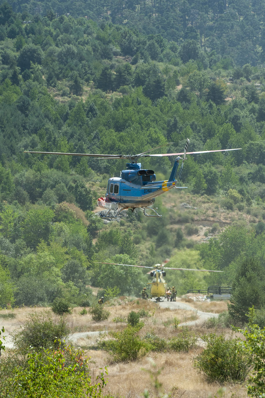 Fotos: Incendio en el Parque de Guadarrama, segundo día