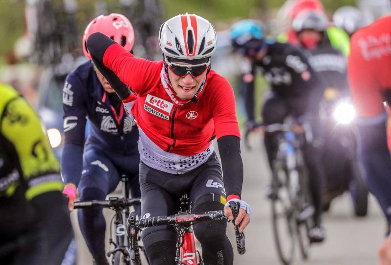 Bjorg Lambrecht, durante una prueba.