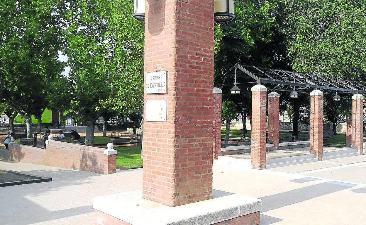 Estado en el que ha quedado el parque Jardines de Castilla tras la reforma. 