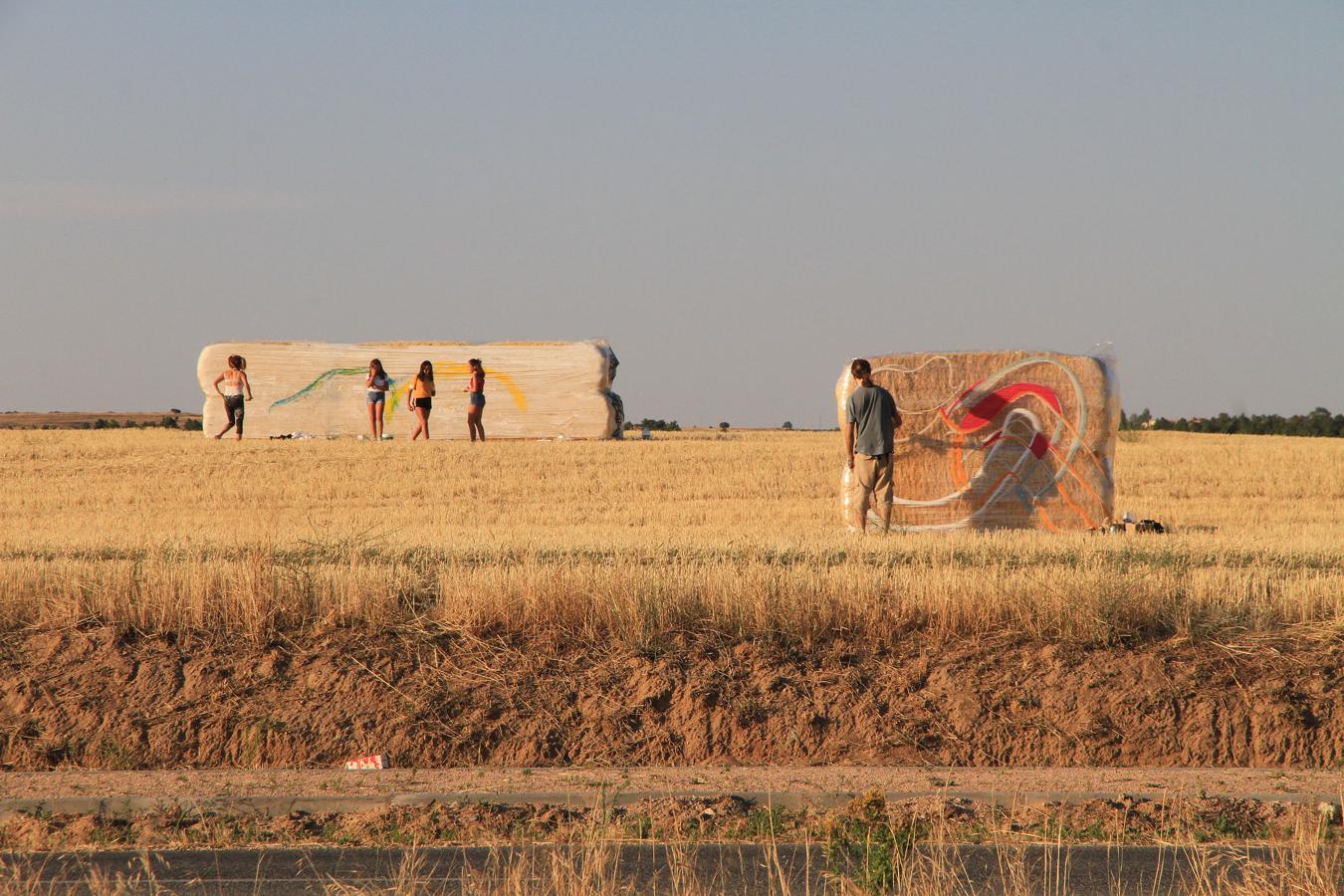 Fotos: El arte urbano llega a los campos de Espirdo