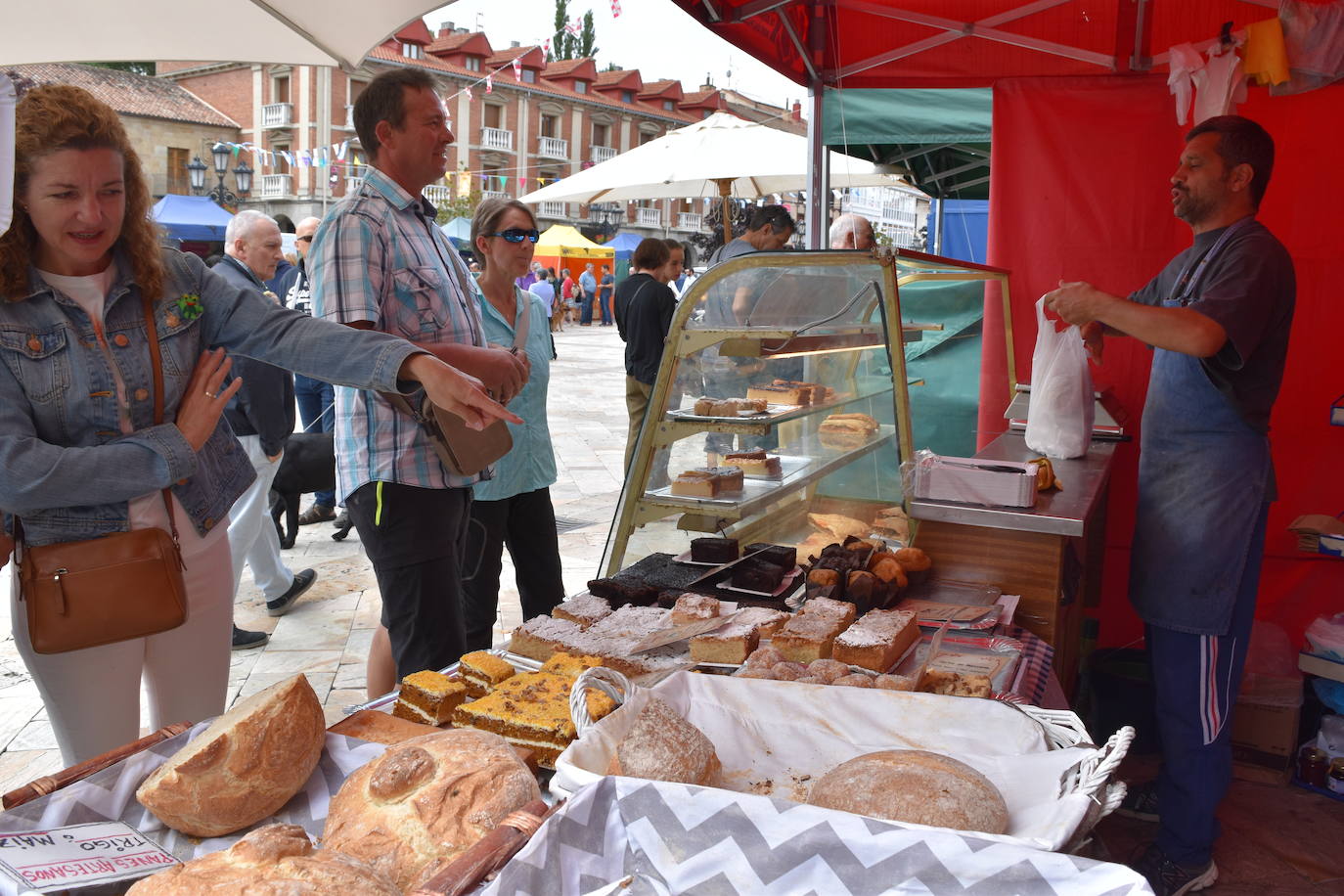 Una de los puestos de la feria.