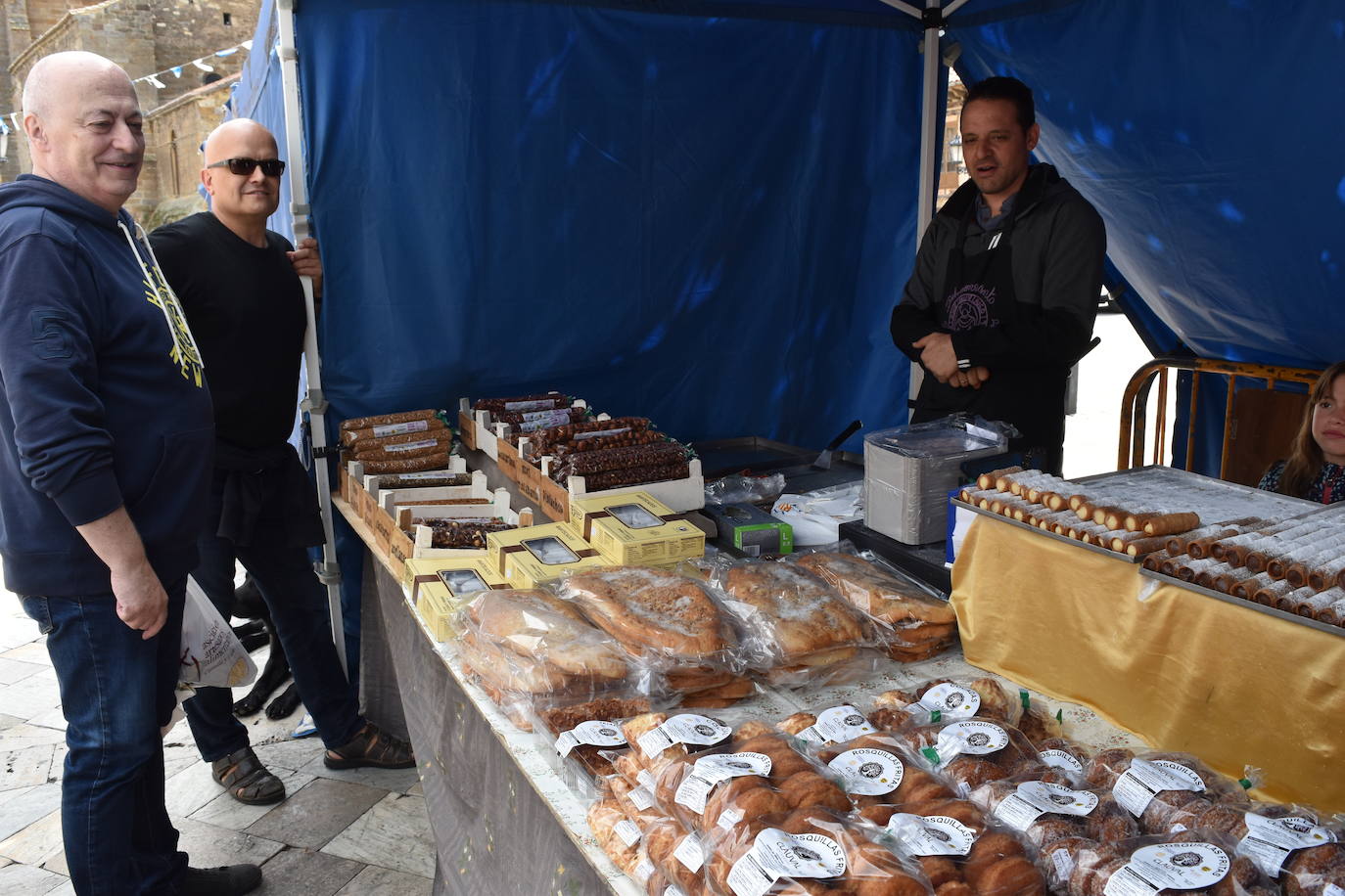 Una de los puestos de la feria.