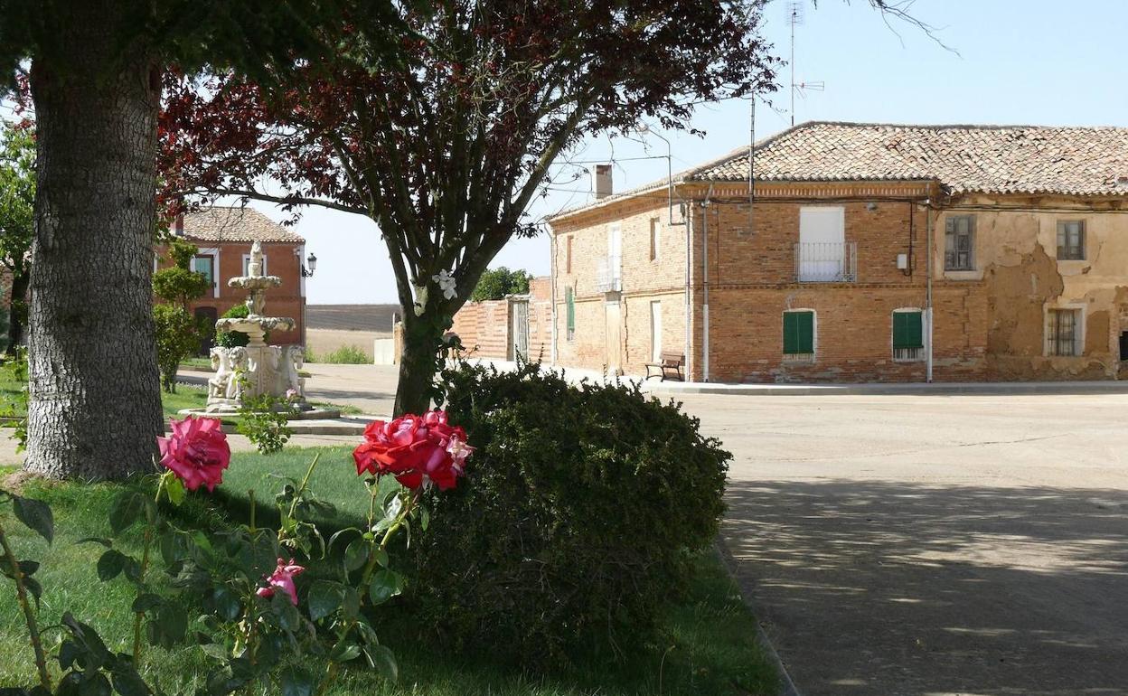 Plaza ajardinada de Osornillo. 