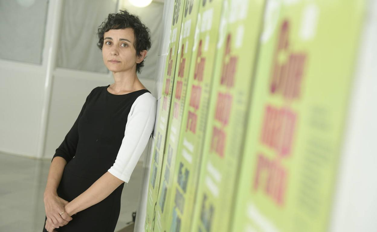 Tecla González Hortigüela, en la UVa. 