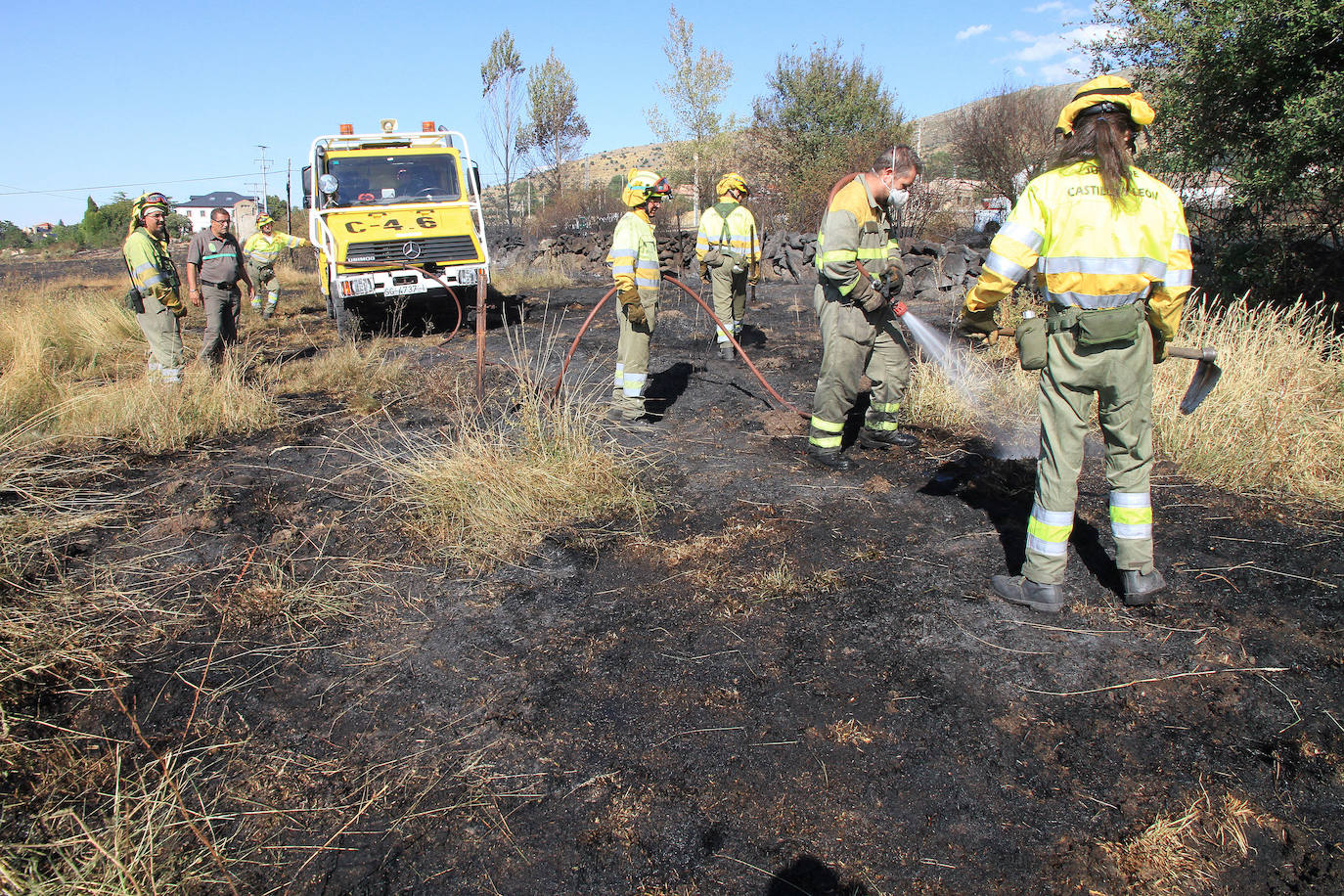 Fotos: Incendio en Otero de Herreros