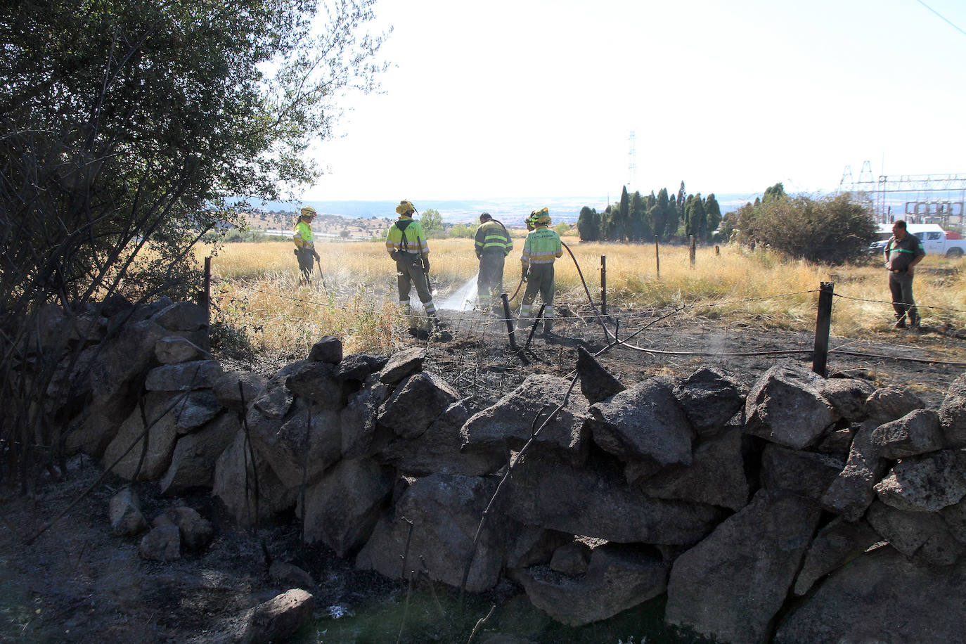 Fotos: Incendio en Otero de Herreros