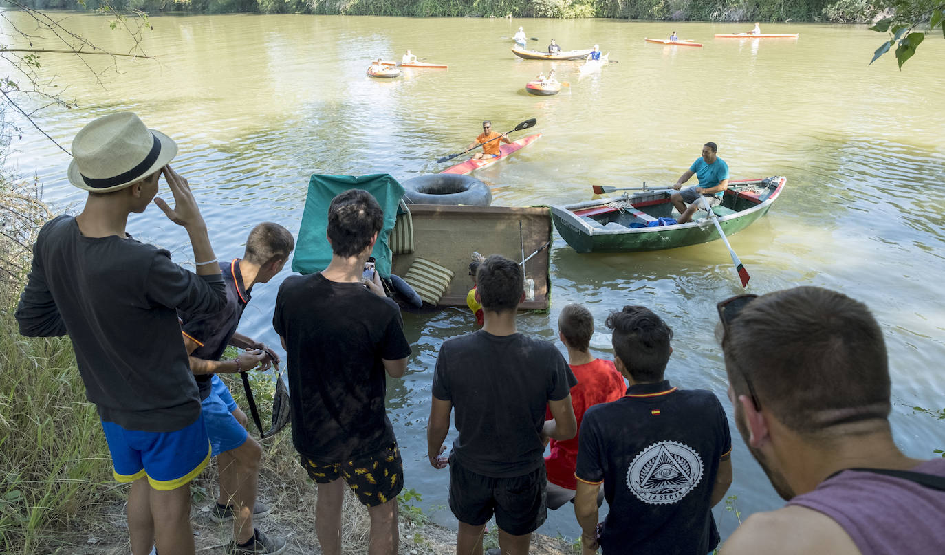 Fotos: Descenso en balsas en Cabezón de Pisuerga