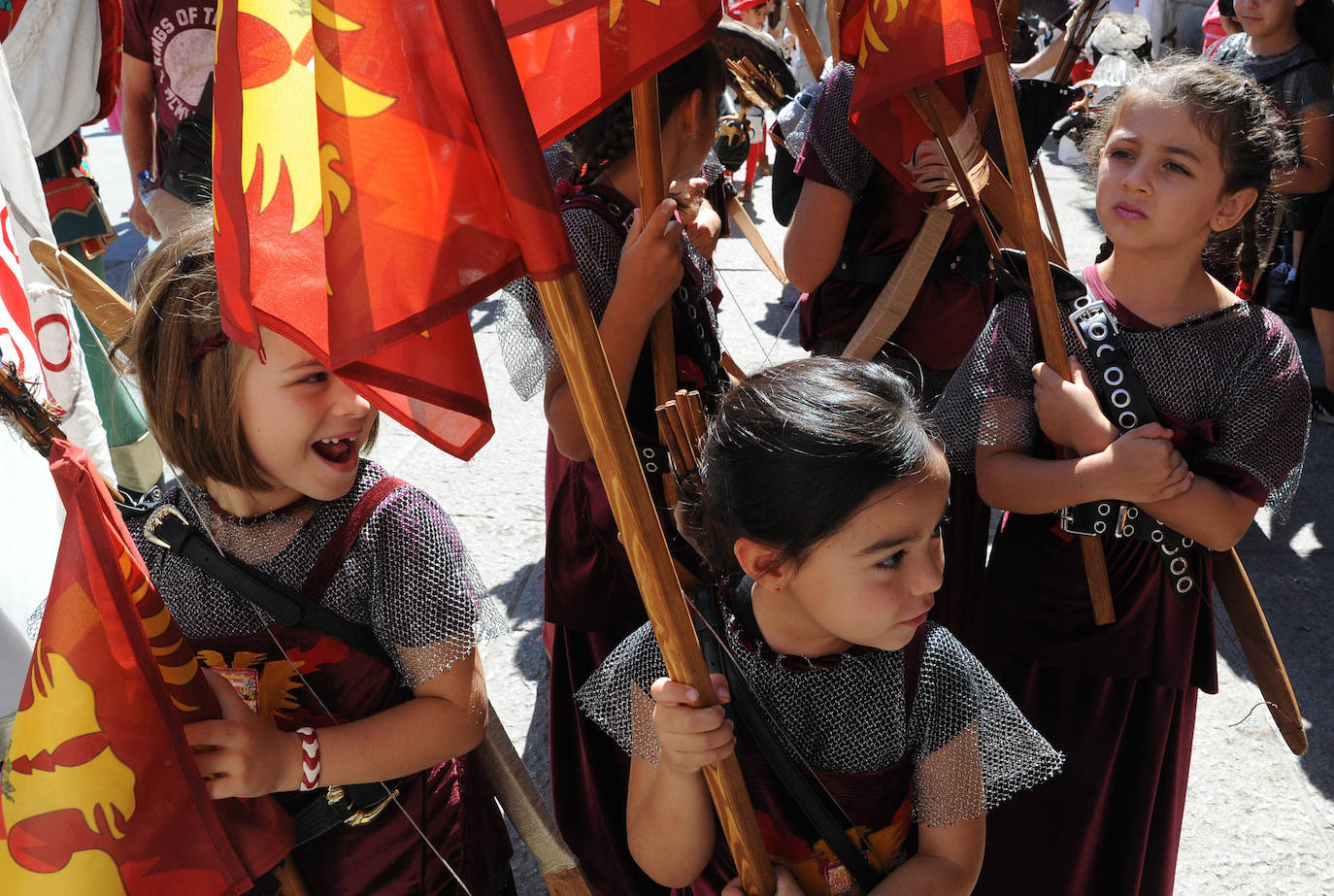 Fotos: Desfile infantil del sábado en la feria Renacentista de Medina del Campo