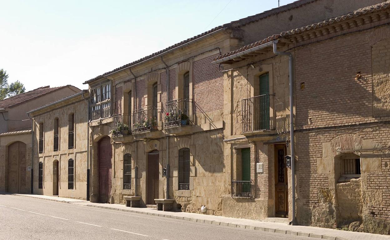 Calle del a localidad zamorana de Venialbo. 