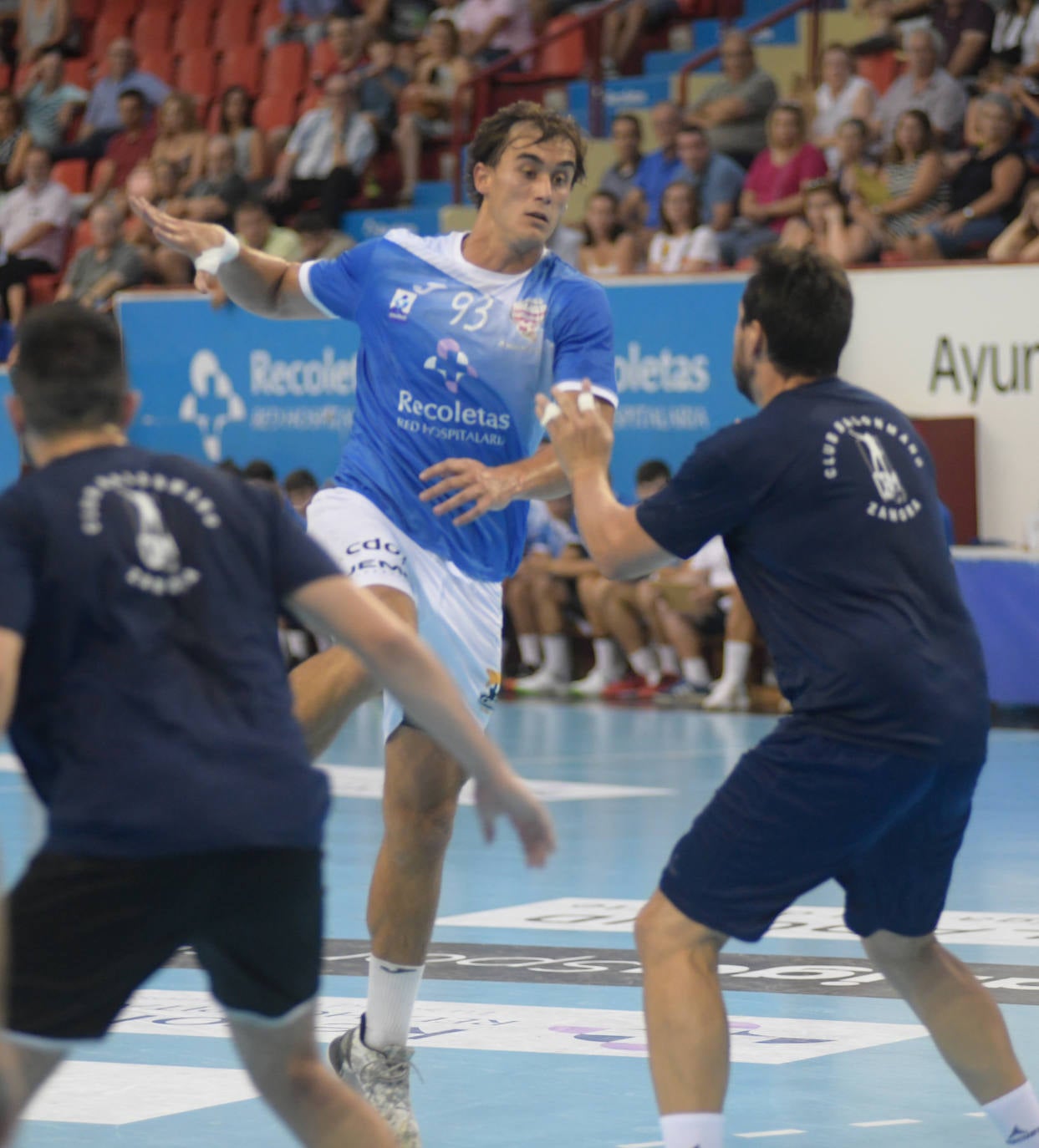 Fotos: Partido de pretemporada entre el Recoletas y el BM Zamora