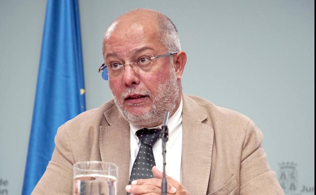 El vicepresidente de la Junta de Castilla y León, Francisco Igea. ICAL