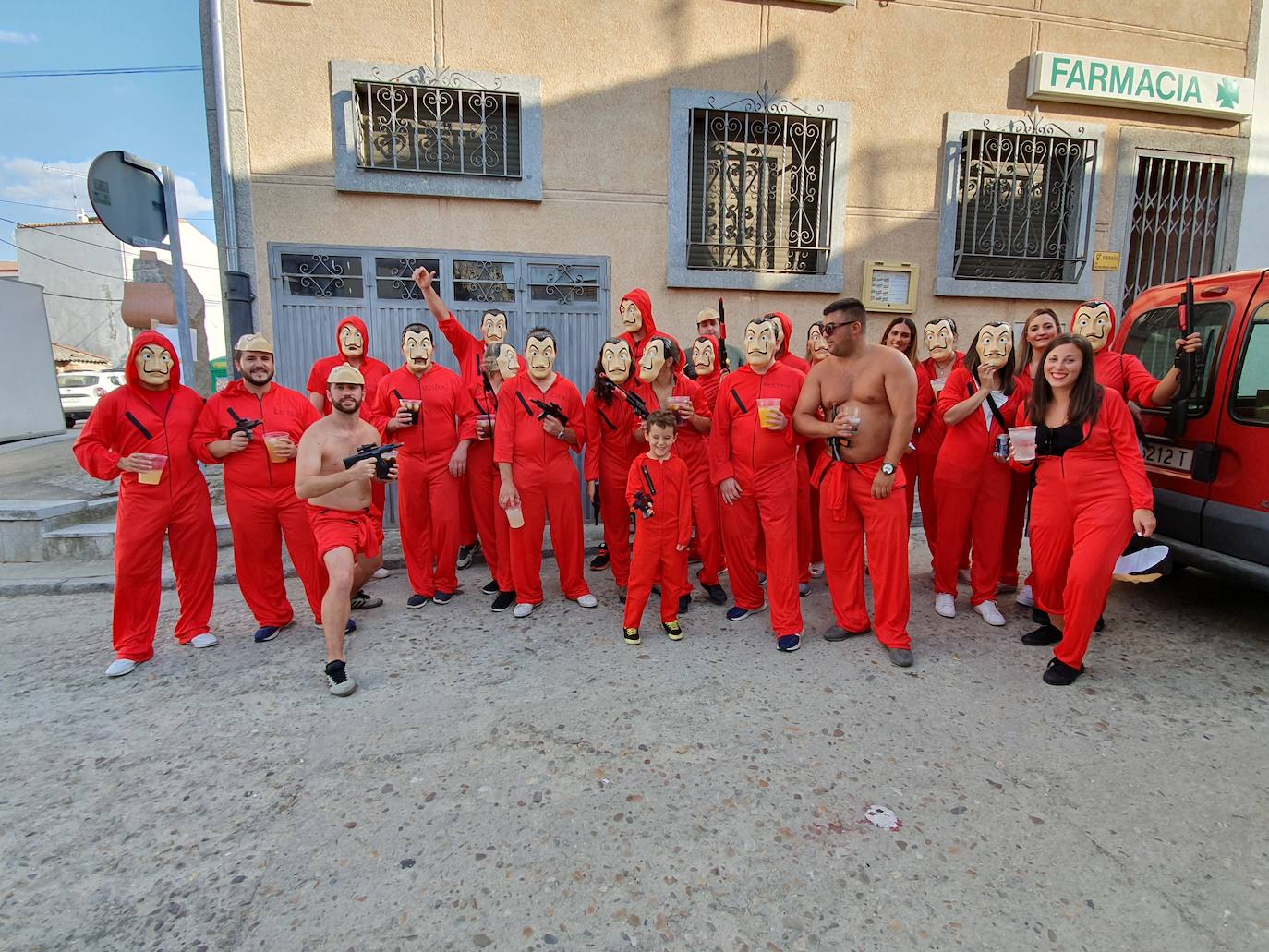 Fotos: Desfile de peñas en Los Santos