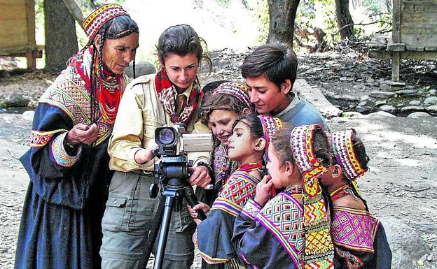 Con los kalash (Pakistán)