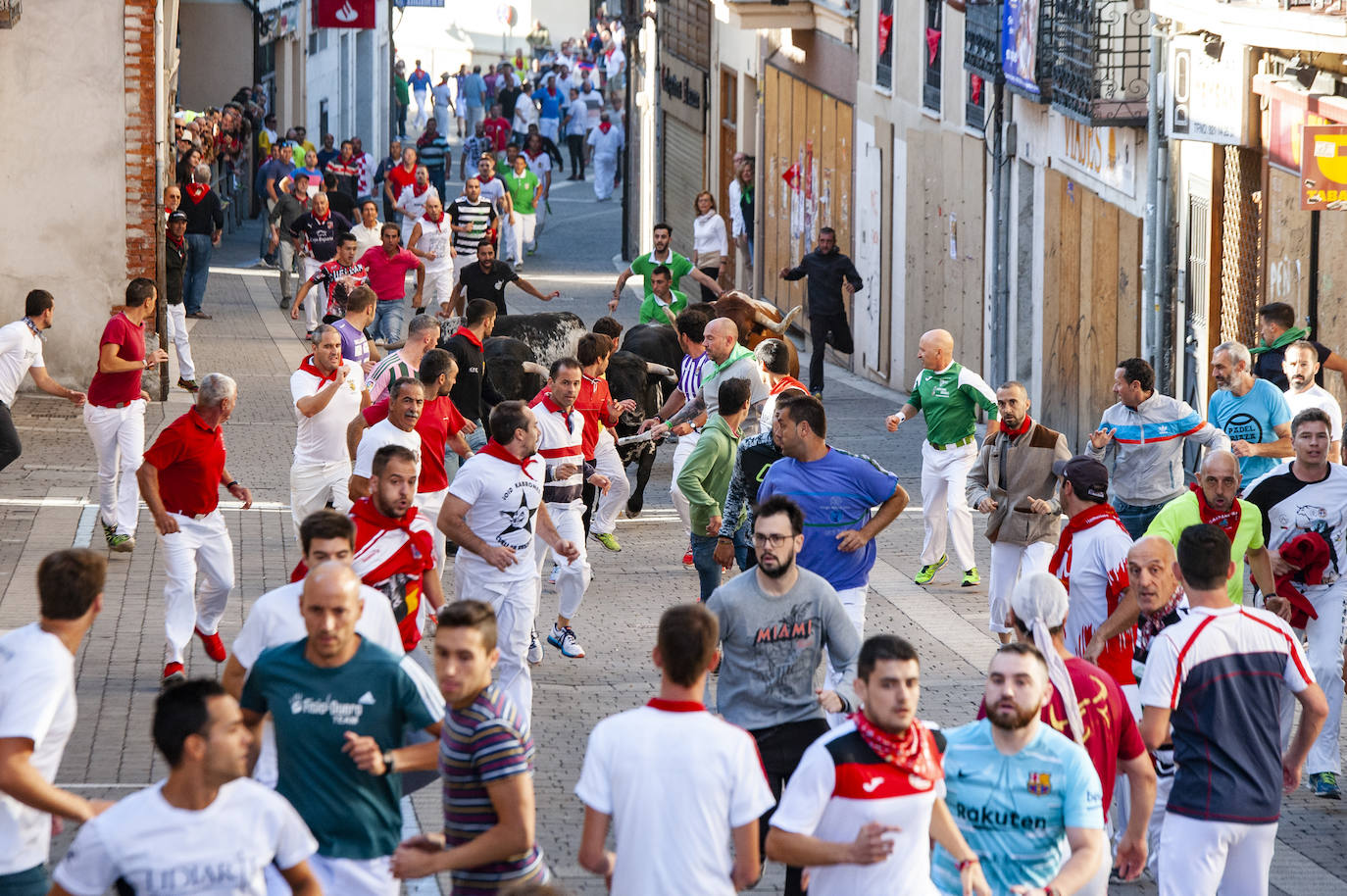 Fotos: Cuarto encierro de Cuéllar