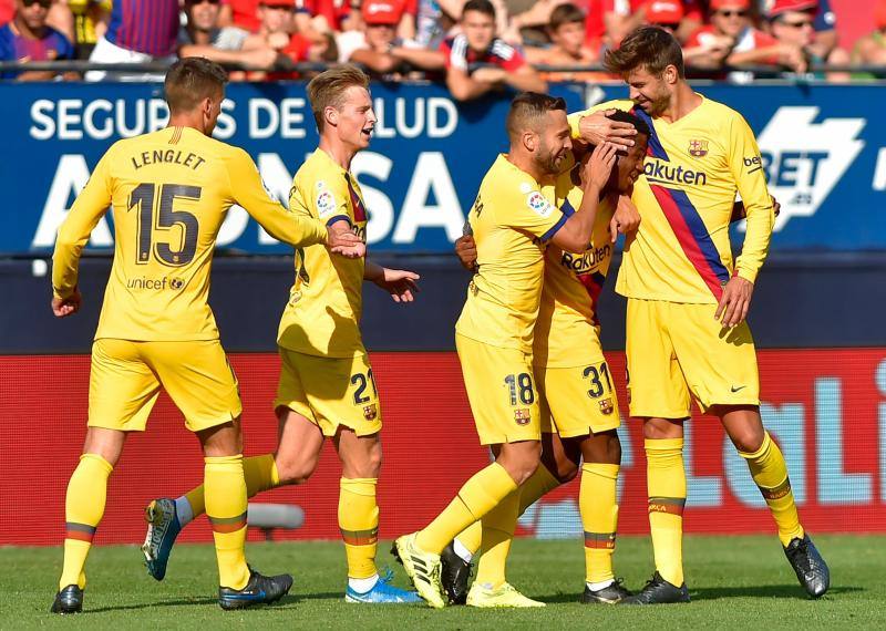Fotos: Osasuna 1-0 Barcelona, en imágenes