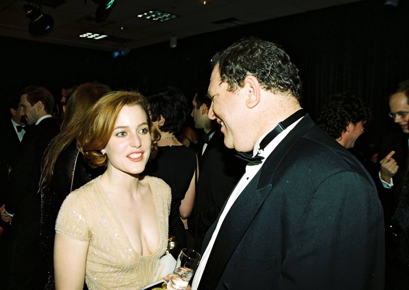 Con Gillian Anderson.