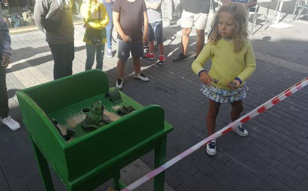 Algunos participaron en el tradicional Campeonato de Rana. 