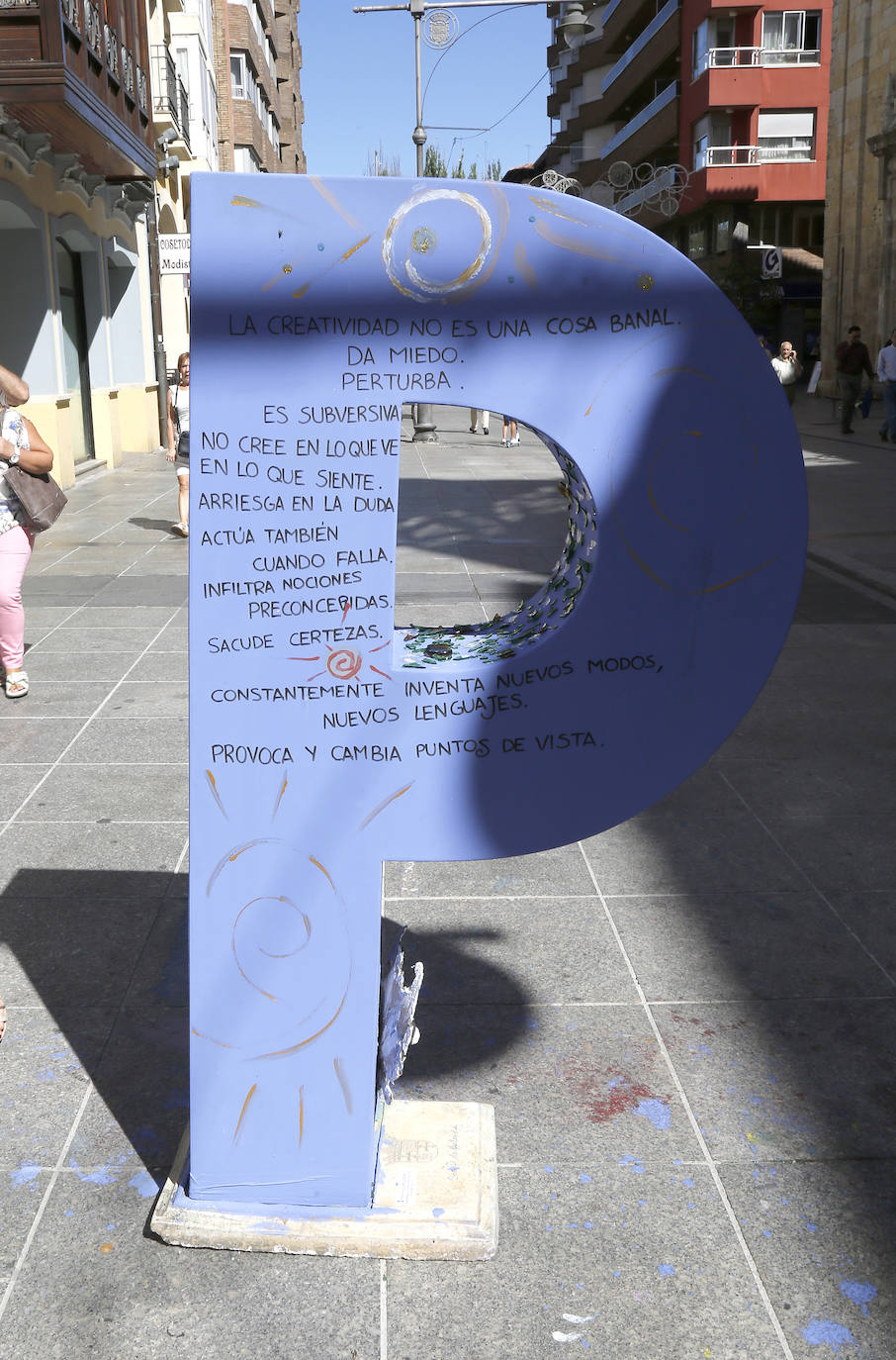 Fotos: &#039;El palomar&#039; gana el concurso &#039;Palencia con P&#039; entre catorce esculturas