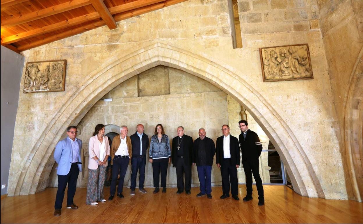 Presentación de las obras en la iglesia de Santa Eulalia. 