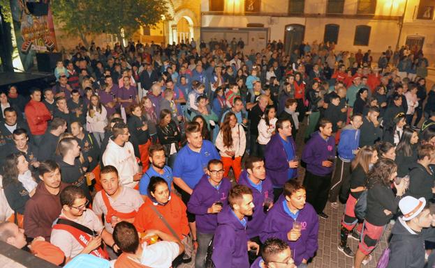 Fiestas en Portillo durante el pregón de 2015. 