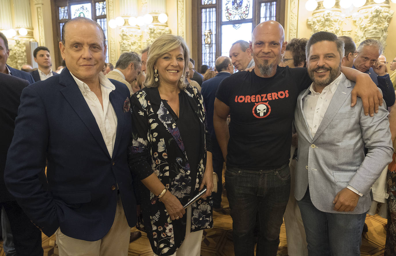 José Antonio Lobato, Ana Ayala, César Pérez Gellida y Julio del Valle.