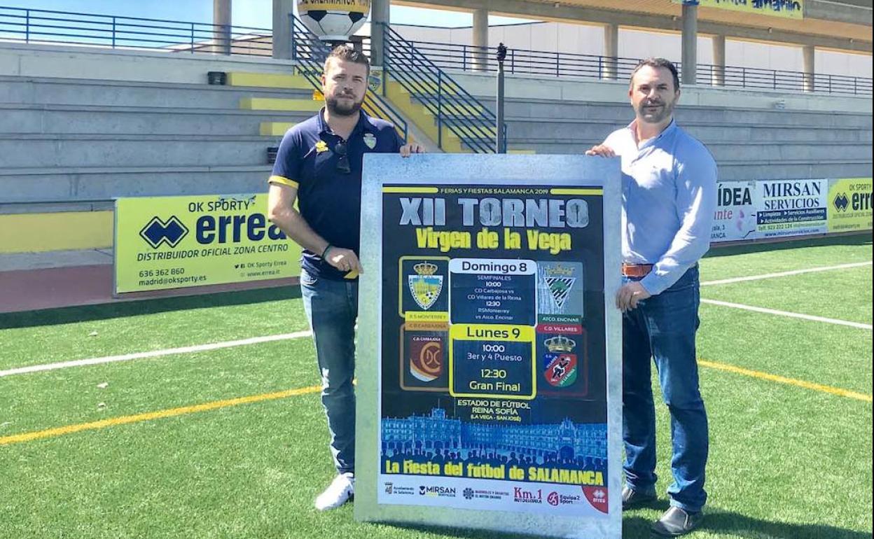 Imagen de la presentación del Torneo de Fútbol Virgen de la Vega.