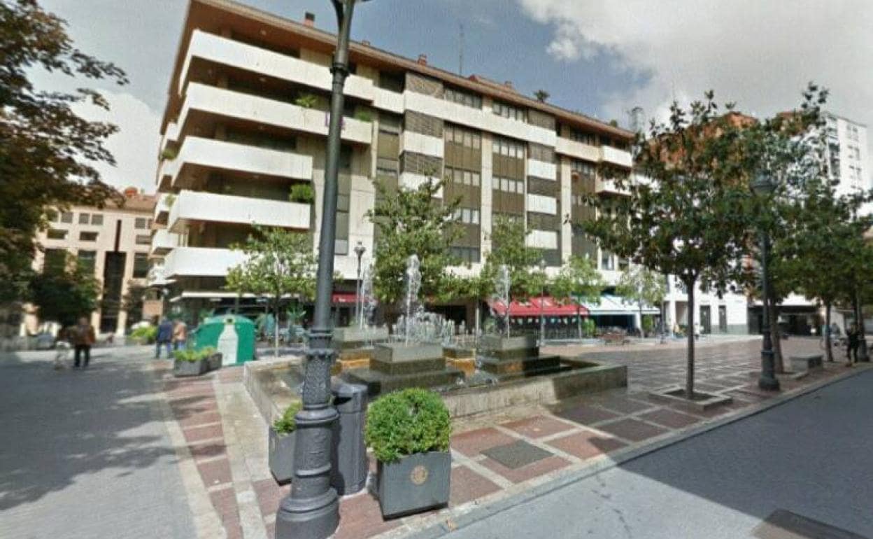 Plaza Martí y Monsó, en Valladolid. 