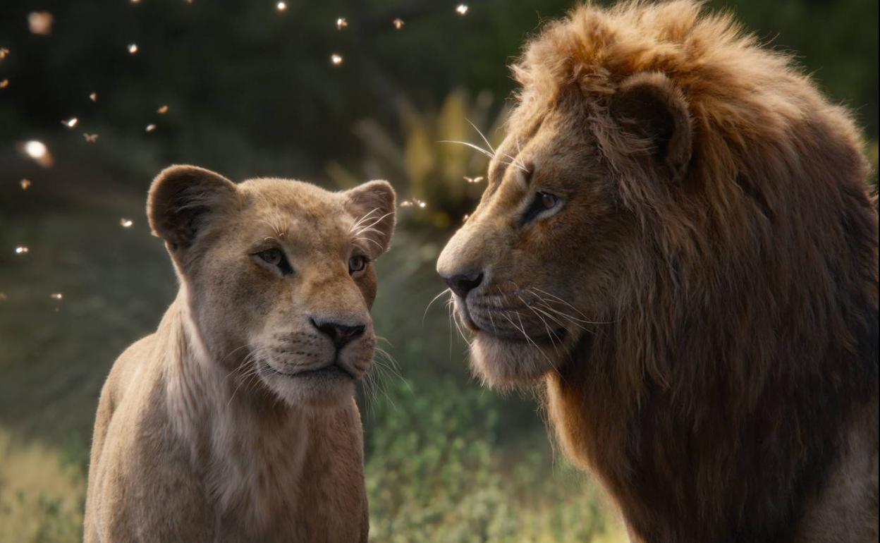 Fotograma de la película 'El Rey León'.