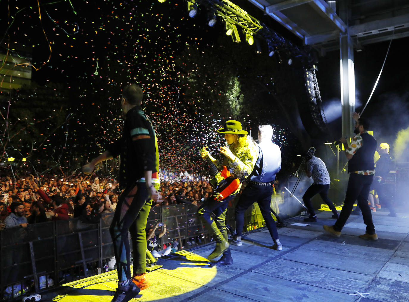 Fotos: Concierto de La Pegatina en las fiestas de Palencia