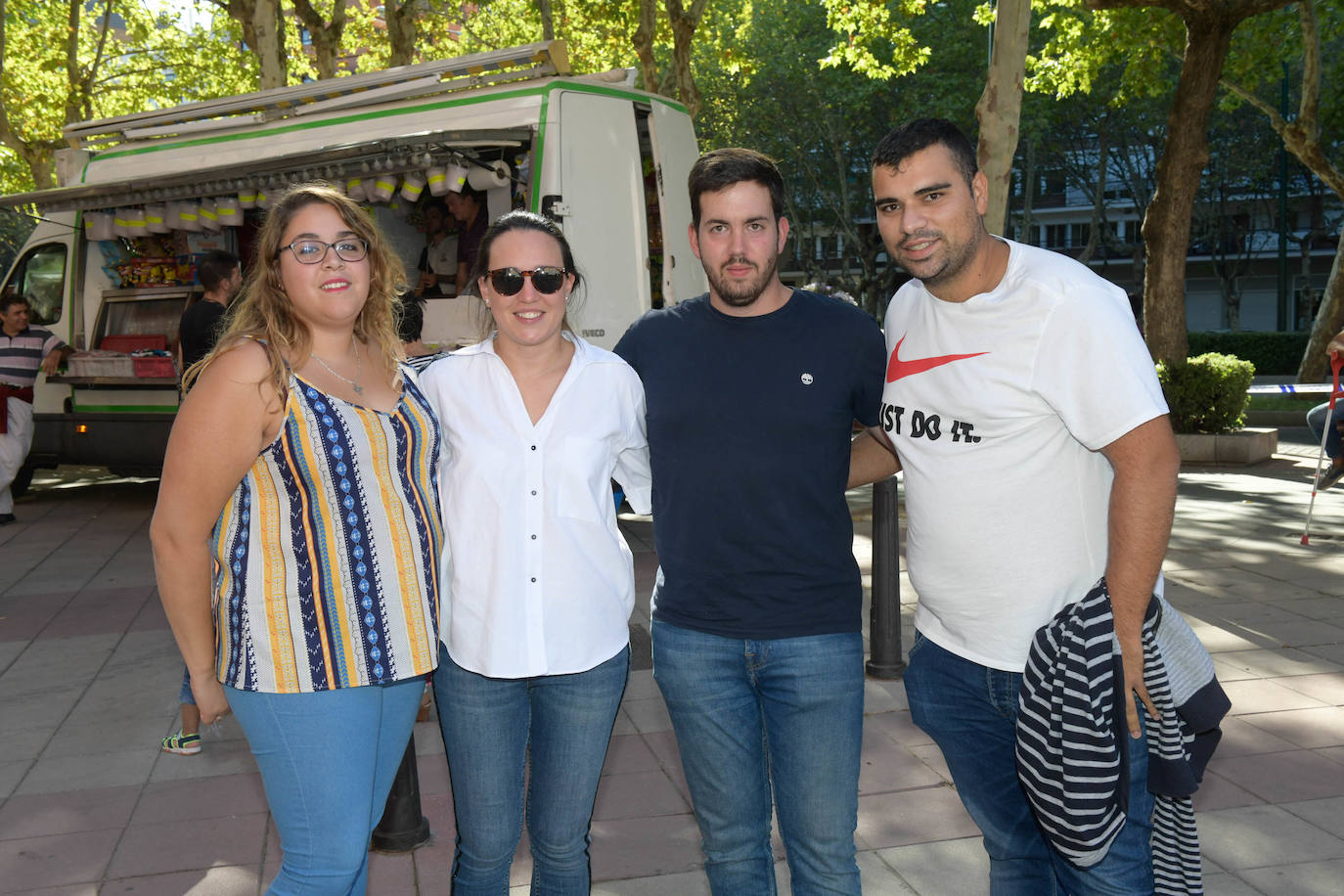 Yanhira de Jesús, María Santiago, Daniel Santander y Adrián Negro.