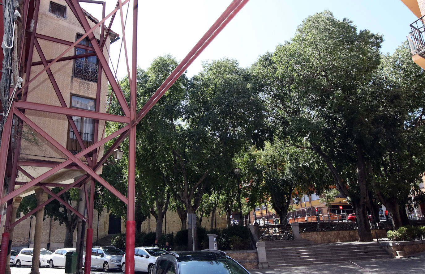 Plaza de Santa Eulalia, para la que se propone una actuación integral.