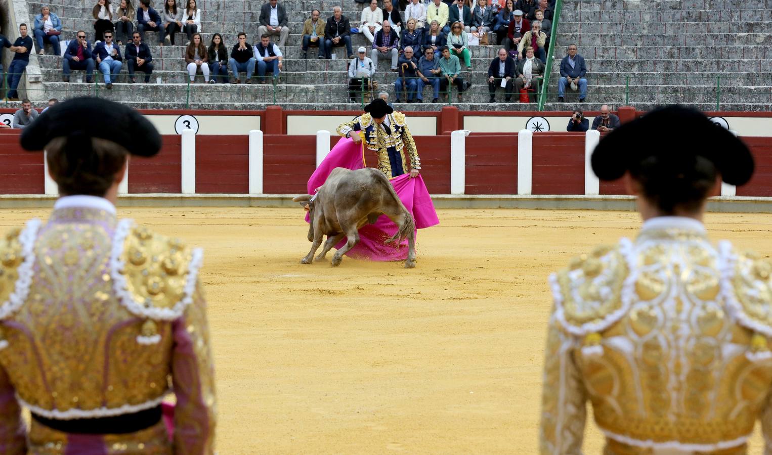 Con toros de la ganadería Torrealba para Marcos, Antonio Grande y Fernando Plaza