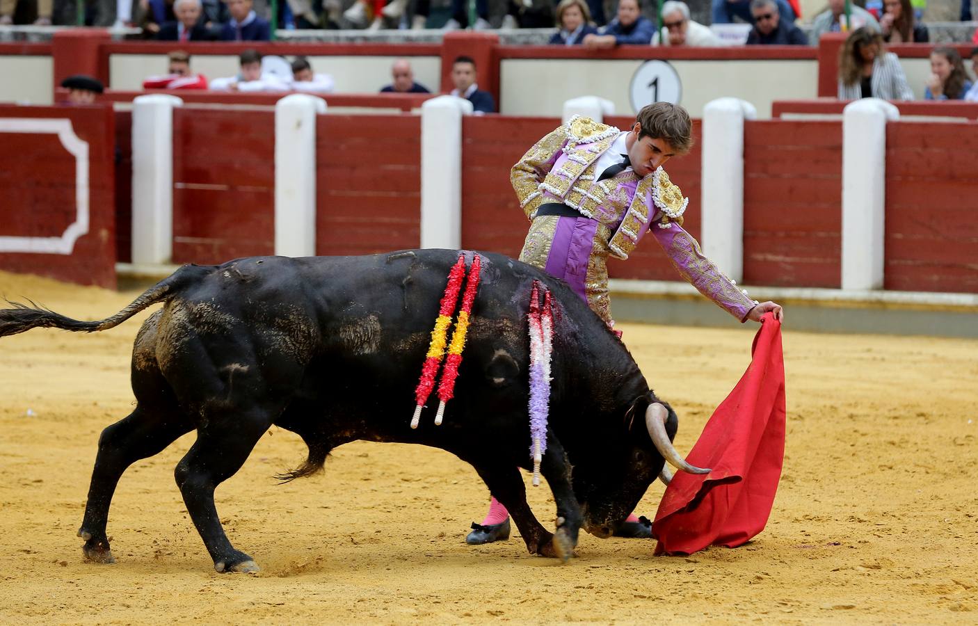 Con toros de la ganadería Torrealba para Marcos, Antonio Grande y Fernando Plaza