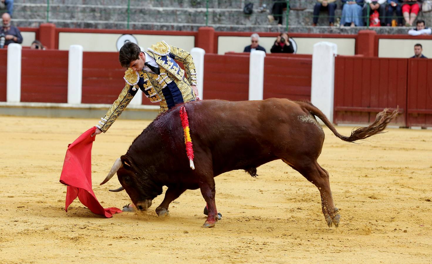 Con toros de la ganadería Torrealba para Marcos, Antonio Grande y Fernando Plaza