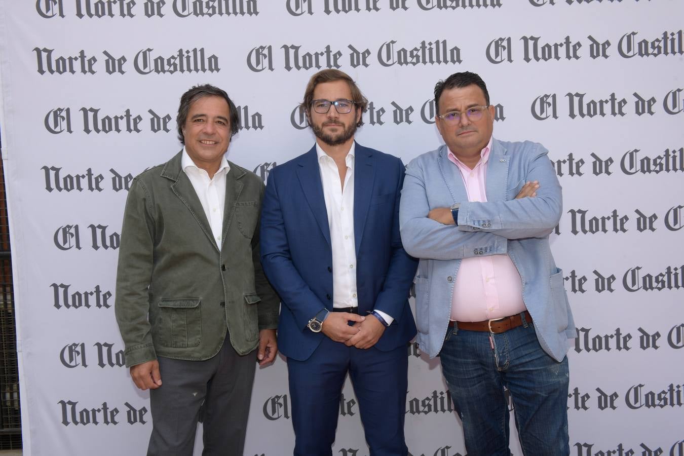 Manuel Salgado (El Norte), Ignacio Pereda (Grupo CMD Salud) y Óscar Mendiluce (Carramimbre).